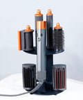 Dyson Airwrap Curling Iron Holder And Attachment Organizer Space Saving Desktop Or Wall Mount Rack for six attachments