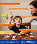 SharkBot Smart Car Kit With Offline Voice Control ESP32 Coding Robot For Kids Age 8 To 12 Supports Arduino ACECode And Classroom Home Education Gift For Boys And Girls Totally Kid Friendly With I2C Ports Servo Extensions And RGB Lights, STEM puzzle learning scene