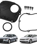 Engine Upper Timing Chain Cover With Gasket For 2008 2017 Audi A3 A4 A5 A6 Q5 TT And VW Beetle CC EOS Golf GTI Jetta Passat Tiguan Black