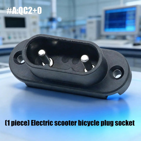 Electric Scooter Charging Connector Socket With Copper Pin Power Port And Insulated Housing For E-Bike Repair Parts Battery Plug