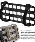 Car Sun Visor Organizer With Rigid MOLLE Panel Mount Plate Tactical Gear Rack EDC Pouch Tool Holster And Visor Cover