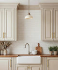 Champagne Bronze Cabinet Pulls 3 Inch Center Hole, 30 Pack Zinc Alloy Kitchen Handles on cream kitchen cabinets