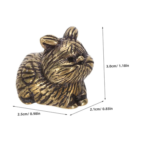 Cat Shaped Brass Cabinet Knobs Set For Kitchen Bedroom And Bath, Dope Vintage Animal Drawer Handles, 3cm solid brass pull