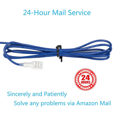 Blue wire of Water Level Sensor Probe Replacement Part For Ice Machines Q-Series 115V And 208-230V Compatible, durable sensor replaces 2511293 and 25-1129-3 in kitchen upgrade setting with 24-hour service text