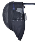 Side view of Pro Grade Fencing Mask 350N With Removable Lining, CE Certified Fencing Helmet for Foil Epee Sabre and HEMA, stainless mesh