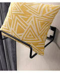 Wall Mounted Metal Pillow Storage Rack for Bedroom Decor Durable Iron Organizer for Seasonal Collectibles and Display Space Saving