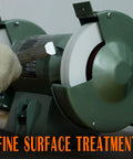 Tough As Nails 400 Grit White Aluminum Oxide Bench Grinder Wheels for polishing steel tools using a dual-wheel grinder.