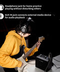 Guitarist using 5 Watt Electric Guitar Amplifier Combo With Bluetooth And Headphone Output, 7 Preamp Models, Built In Modulation