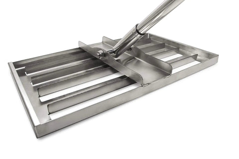 Stainless Steel Lawn Leveling Tool With Handle For Grass And Golf Field 18 Inch Rake To Kill Bumps And Create A Smooth Even Turf For A Pristine Yard Upgrade
