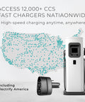 Beast Mode Ccs To Nacs Adapter For Tesla Model 3 X Y S Plus All North American Evs With Five Hundred Amp High Voltage Fast Charging UL Certified Plug And Play Road Trip Ready Zero Sweat Black on CCS fast charger map.