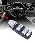 Mercedes Benz Power Window Switch Button Replacement for C300 C400 C43 AMG C63 AMG GLC300 GLC350e 2015 2020 2016 2019 W205 X253 C253 Black Plug And Play Easy Install OEM Style Replaces 2229056800 with car interior