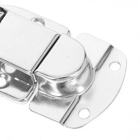 Top view of vintage zinc alloy box latch slick self locking clasp for jewelry boxes with easy snap shut quick secure closure
