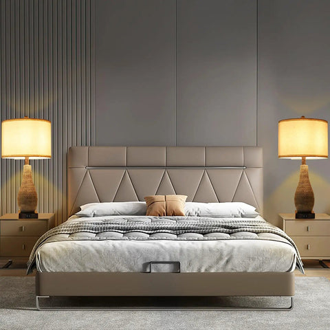 Modern Table Lamp Set For Bedroom Two Pack With Touch Control And 3 Way Dimmable Lighting Fabric Shade For Cozy Nightstand Vibe Reading Lights For Living Room Home Office Includes Two LED Bulbs