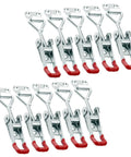 Heavy Duty Adjustable Rustproof Toggle Latch Set For Cabinets, Doors, Lids, Boxes, Drawers, Freezers, Grills And Boats, Durable Steel