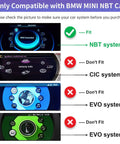 Compatibility guide for Wireless CarPlay Android Auto Retrofit Kit For BMW Mini Cooper NBT System 2014 To 2018 Upgrade