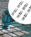 Zguzmcmk Electric Rebar Cutter Blades Hydraulic Steel Cutting Machine Accessories with cutting tool and hexagon screws.