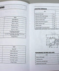 Front Loader Model LA211 Operators Manual For DIY Farming And Heavy Equipment Care A Complete Factory OEM Reproduction Guide For Service Parts And Maintenance With Clear Step By Step Instructions open page showing specifications chart and diagram