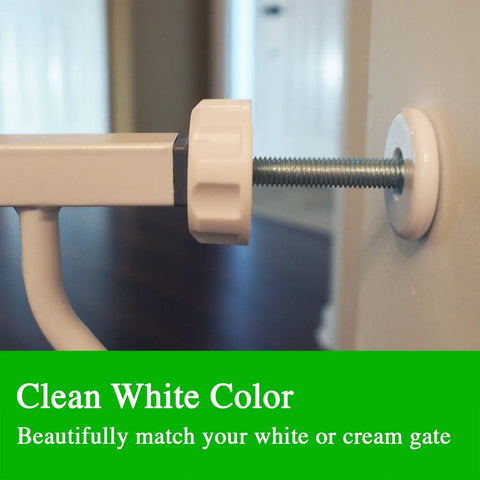 Extra Long 8mm Spindle Rods For Pressure Mounted Baby And Pet Gates 4 Pack Replacement Set White Fits Regalo Summer West End Carlson Top Paw Evenflo And Other Major Brands For Easy Replacement And Strong Secure Fit