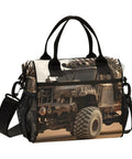 Monster Truck Desert Insulated Cooler Bag Lunch Box Tote For Outdoor Picnic Camping Reusable Shoulder Bag With Detachable Strap