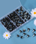 30 Pieces Knurled Thumb Screws Set With M4 M5 M6 Threaded Monitor Screws VESA Compatible Carbon Steel Clamping Knobs in box