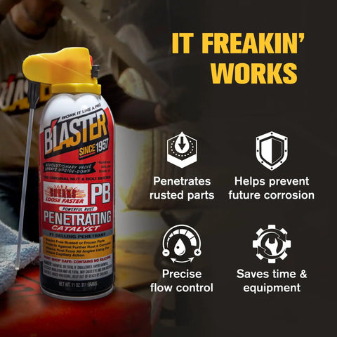 Penetrating Oil Spray For Rusted Nuts And Bolts 11 Oz Aerosol Cans 12 Pack Loosens Frozen Parts And Rusted Hardware Fast