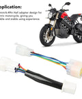 Badass Heavy Duty Ip67 Waterproof Connector Set For Electric Motorcycle Hall Sensor Controller Wire Extension Plug And Play Road Ready Upgrade For E Bikes And Scooters with color-coded wires.