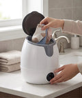 Compact Mini Countertop Washer With Spinning Dehydration Basket And Sanitary Blue Light Mode For Undies Socks And Baby Clothes Delivers Big Time Fresh Results While Making Laundry Day Hella Easy And Completely Hassle Free, loading socks.