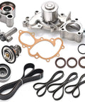 Timing Belt Kit With Water Pump For 1995 To 2004 Tacoma 4Runner Tundra T100 3 4 L V6 5VZFE DOHC Includes Tensioner Seals And Idler Bearings.