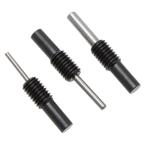 Three shaft adapters for Aluminum Alloy Motor Pinion Gear Puller Remover With 3 Adapters For 1.5mm 2.0mm And 3.0mm Shafts