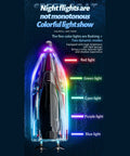 High Speed Remote Control Boat With Dual Brushless Motors, 360 Degree Rotation, Auto Leveling, LED Lights, Red Finish