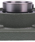 Front view of 1-3/8 Inch Four Bolt Flange Bearing With Set Screws UCF207-22 UCF207-106T for industrial conveyors and robotics