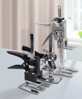 Rugged Carbon Steel Furniture Lifting Jack Adjustable Multi Purpose Cabinet Installer Hoist Heavy Duty Handheld Support Tool for various uses.