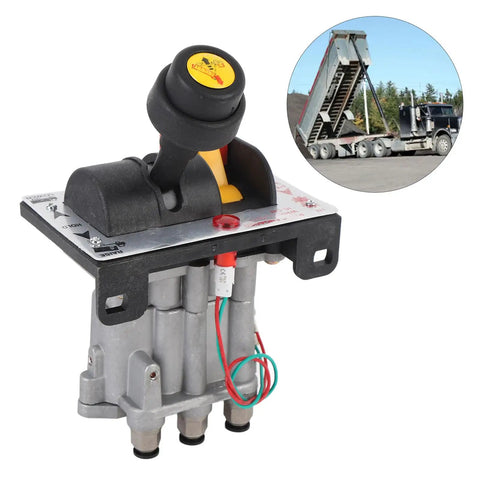 Beefed Up Dump Truck PTO Control Valve Proportional Hydraulic Valve With PTO Switch Six Holes Four Working Positions Slow Down Tipper Switch For Hydraulic System Easy Installation And Maintenance Friendly