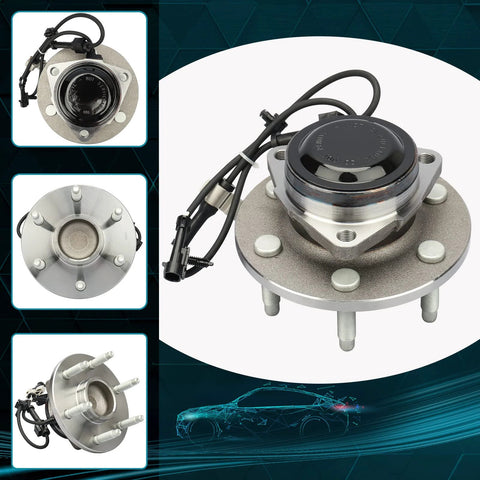 2WD Front Wheel Bearing And Hub Assembly 515054 OE Quality Fits Silverado 1500 6 Lug ABS 1 Piece product image collage