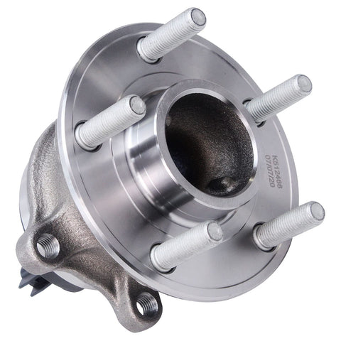 Close-up of Rear Wheel Bearing Hubs Assembly Kit For Ford Focus 2012-2018 Without Active Park Assist, OEM-grade, durable design.