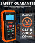 DIY Ready Digital Multimeter With 4000 Counts, NCV, Auto Ranging And Manual Mode, True RMS Readings shown in workshop setting