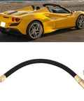 Heavy Duty Rubber Tire Inflator Hose Rated To 300 Psi with brass connector for effective tire inflation at the beach.