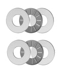 Two Pack NTA1625 2TRA Thrust Needle Roller Bearings With Washers For Heavy Duty Jobs, One Inch Bore, Imperial Industry Grade Bearing Kit