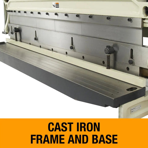 Shop Ready 52 Inch Combination Metal Shear Brake And Manual Slip Roll Machine Built Tough For Bending 20 Gauge Steel And 16 Gauge Aluminum Sheets Like A Real Pro