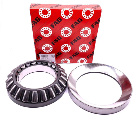 Heavy Duty 29322 Spherical Roller Thrust Bearing 110 X 190 X 48 MM Made In Germany with FAG packaging and visible components.