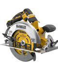 Badass Cordless Circular Saw Featuring Brushless Motor And 7-1/4 Inch Blade Pushing 5500 Rpm to cut hardwoods accurately.