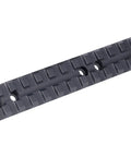Picatinny Rail Mount For 500 And 590 Series Shotguns - Lightweight aluminum optics rail adapter showing screw holes and grooves