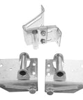 Heavy Duty Garage Door Bracket And Hinges Kit For Smooth Quiet Operation Durable Metal Replacement Parts Hardware Accessory