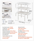 Hydroponics Growing System Kit For Home Garden With 3 Tier 108 Sites UPVC Pipe Hydroponic Grow Kit Timed Irrigation setup