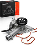 Plug And Play Engine Water Pump With Included Gasket For Ram 1500 And Jeep Wagoneer 5.7L V8 2019 Through 2024 with gasket and pulley.