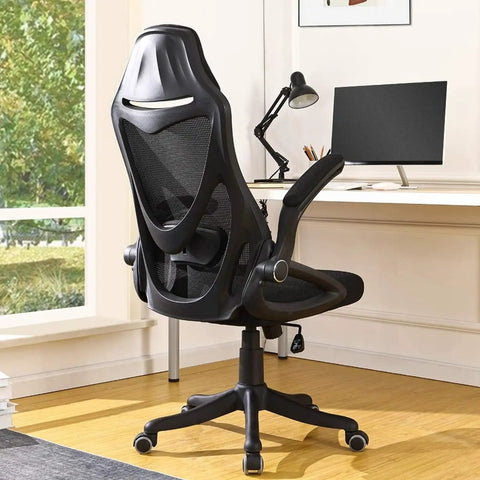 Heavy Duty 660 Lbs Office Chair Base Replacement With Swivel Tilt Plate Five Point Nine By Ten Inch Mounting Holes Metal Desk Chair Base For Executive And Gaming Chairs Black shown in office setting