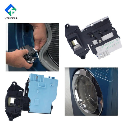 Washer Door Lock Switch Assembly Replacement PN EBF49827801 For Kenmore LG Fix Leaks Cycle Instability Door Will Not Start And Door Will Not Latch No Hassle Install, front load washer lock part