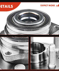Close-up of Two Pack Front Or Rear Wheel Bearing And Hub Assembly 5 Lug For Chevrolet Impala 2018 2019 Camaro 2010 2015 Cadillac CTS
