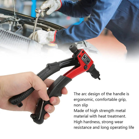 All In One Manual Hand Rivet Nut Tool Kit With Interchangeable Mandrels M3 M4 M5 M6 For Auto Body And Marine Projects showcase