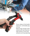 Heavy Duty Manual Rivet Nut Tool Kit With M3 M4 M5 M6 Mandrels for Metal Fabrication Auto Repair And Aviation Jobs That Is Totally Sweet For Pros, red metal hand tool